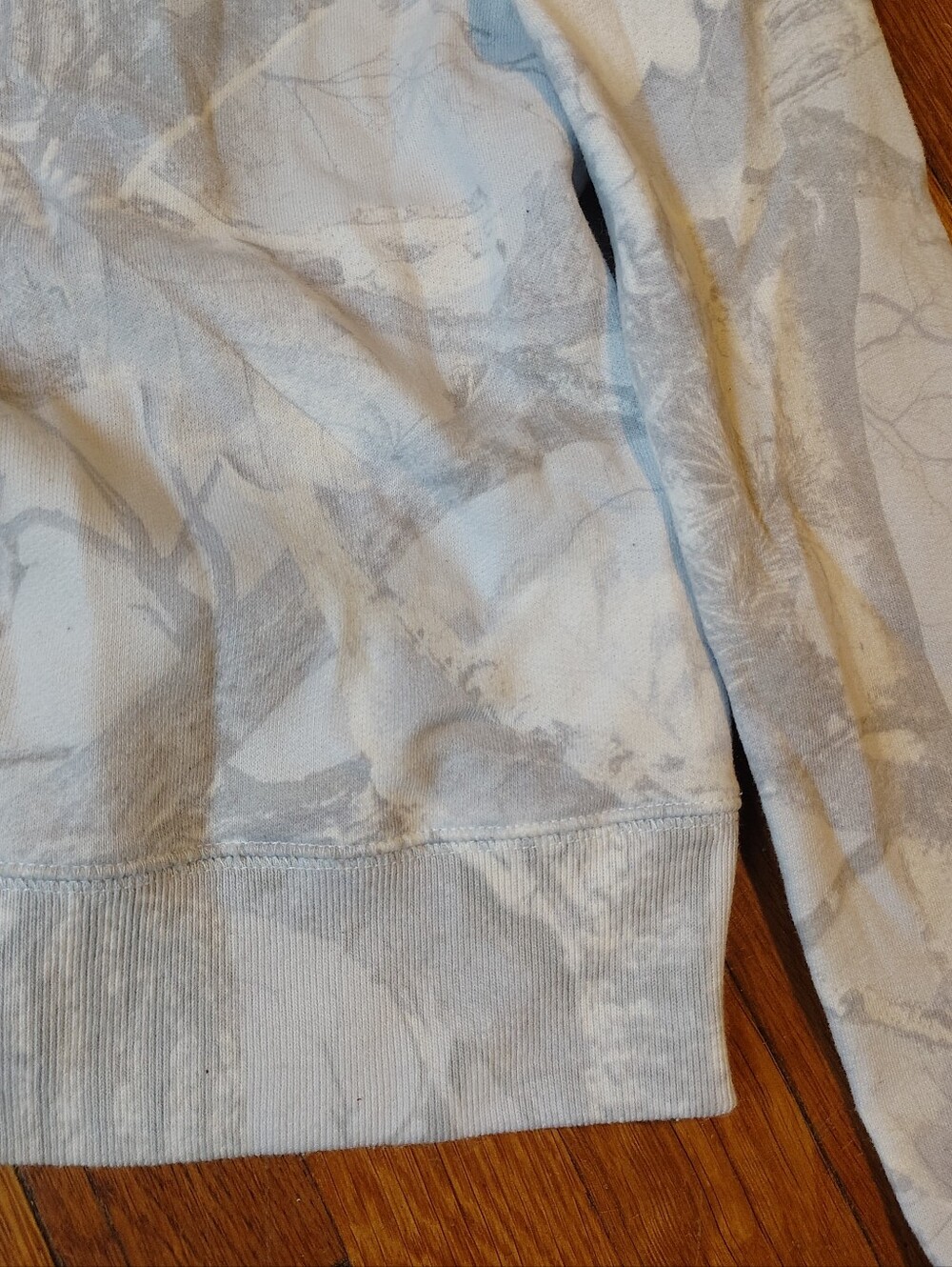 HOLLISTER Women's Feel Good Camo Hoodie Faux Fur Hooded Sweatshirt Jacket XS - Picture 8 of 11
